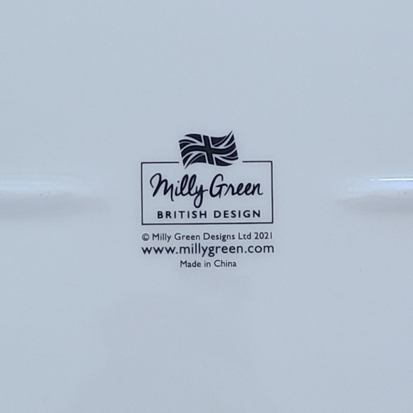 ๐50% OFF๐๐NWOTโผ๏ธ Milly Green British Design Snack Plate - Picture 6 of 10